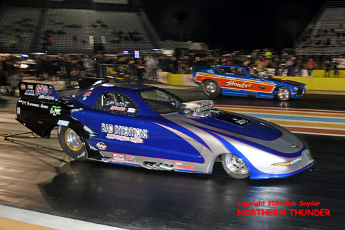 Jade Cook (near lane) 
vs Mike Buchanan (far lane)